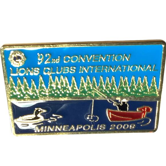 2009 Lions Club Int. 92nd Convention Pin, Minneapolis 2009 - Picture 1 of 4